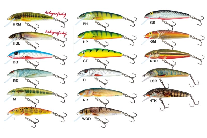 Salmo rybarske voblery  Minnow M5S