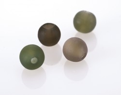 Beads with tapered bore - Gumov korlka - 15ks