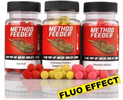 Method/Feeder - Fluo Pop Up Micro Boilies - 8mm/35g