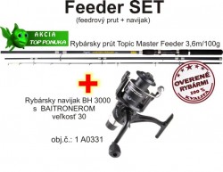 Akcia feeder 3,6m/100g + feeder baitrunerov  navijak