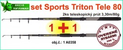 SPORTS CARP TELE SET Triton T2: 2x 3,3m/80g