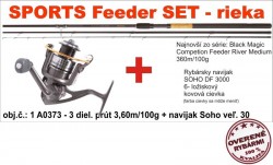 SPORTS Feeder set RIVER 3,6m/100gram