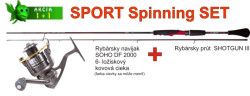 SPORTS Spinning SET 2,40m/25gr + SOHO navijak ve. 20