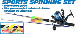 SPORTS Spinning set 1 + 6 prt a nstrahy + navijak 20