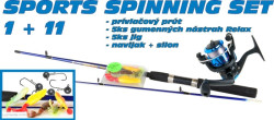 SPORTS Spinning set 1 + 11 prt +nstrahy + navijak 20