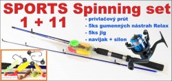 SPORTS Spinning set 1 + 11 prt +nstrahy + navijak 30