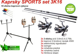 Akciov kaprrsky set s prtom 3,6m