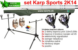 SPORTS 2K14 - Kaprrsky 14 dielny set - 3,6m/3lbs