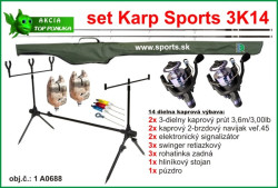 SPORTS 3K14 - Kaprrsky 14 dielny set - 3,6m/3lbs