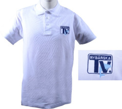 Polokoela s logom Rybrska TV biela