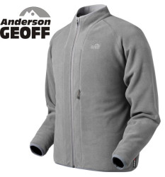 SHINOGI GEOFF Anderson  fleece bunda šedá
