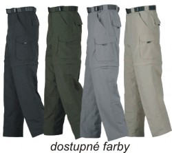 ZIP ZONE nohavice aj kra�asy GEOFF Anderson  �ierne XS