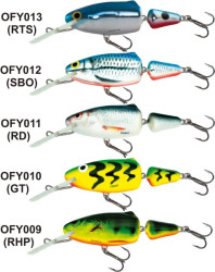 Salmo rybarske voblery frisky FR5DR RD Salmo rybarske voblery frisky FR5DR RD