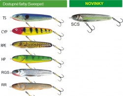 Salmo rybarske voblery Sweeper SE12S CYP