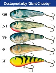 Salmo rybarske voblery  GIANT CHUBBY GC14 RR