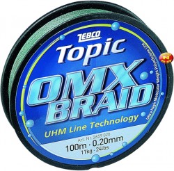 Spletan� �n�ra 0.16mm,100m, 7,5kg Topic OMX Braid