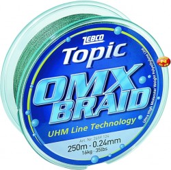 Spletan� �n�ra 0.16mm,250m, 7,5kg Topic OMX Braid