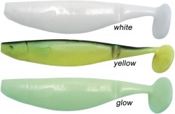 Black Cat Shad 20cm, wei�, 3 ks