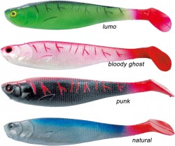 BC Rowdy Shad 14cm, lumo, 3 ks.