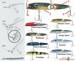 vobler Biedron Wobler 11cm. Firetiger vobler Biedron Wobler 11cm. Firetiger