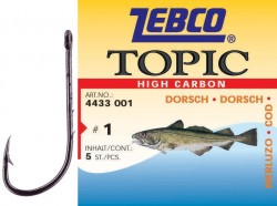 h��ik zebco topic cod # 6/0 - cena za balenie 2ks