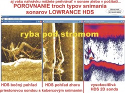 porovnanie snmania sonaru Lowrance HDS