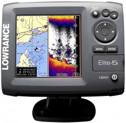 Lowrance Elite-5 - dvojl��ov� farebn� sonar a GPS