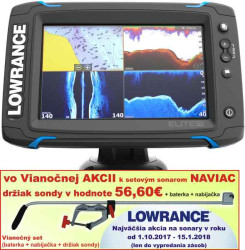 Dotykov sonar LOWRANCE Elite-7 Ti so sondou Chirp/DSI