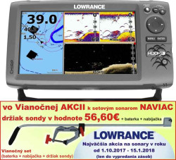 Sonar s GPS - LOWRANCE Hook-9  Chirp so sondou
