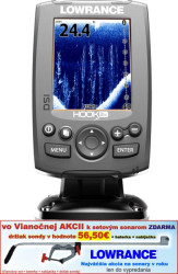 Sonar LOWRANCE Hook-3x DSI sonar so sondou 455/800kHz