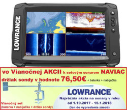 Dotykov sonar LOWRANCE Elite-9Ti so sondou TotalScan