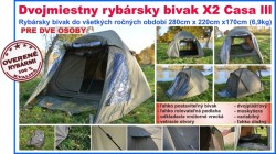 SPORTS, Bivak rybrsky X2 Casa III