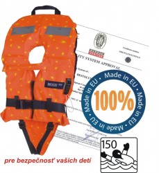z�chrann� vesta oran�/�lt� detsk� 100N/0-15kg