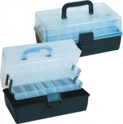 Ryb�rsky kufr�k s 2 podla�iami 29x16x14cm