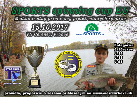 VI.ročník SPORTS SPINNING CUP EU 2017 VI.ročník SPORTS SPINNING CUP EU 2017