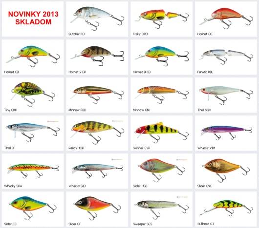Novinky voblerov salmo SKLADOM!! Kompletný sortiment WOBLEROV 2013SALMO - veľkosklad SPORTS začal distribúciu do maloobchodnej siete.