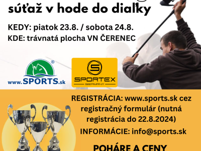 SPORTS Casting 2024 - súťaž v hode do diaľky