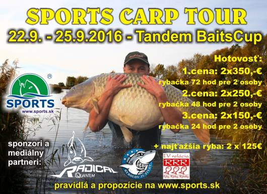 SPORTS - TandemBaits CUP  22 - 25.9.2016