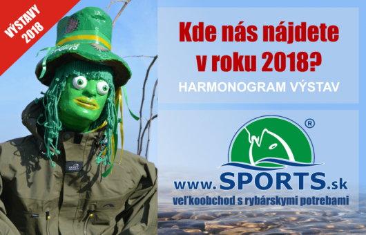 Rybárske výstavy 2018 - kde nás nájdete Rybárske výstavy 2018 - kde nás nájdete