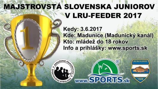 Majstrovstvá Slovenska juniorov v LRU-FEEDER 2017 - propozície