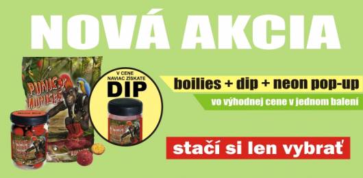 Náš tip: Boilies + pop-up + dip vo výhodnom balení so zľavou Náš tip: Boilies + pop-up + dip vo výhodnom balení so zľavou
