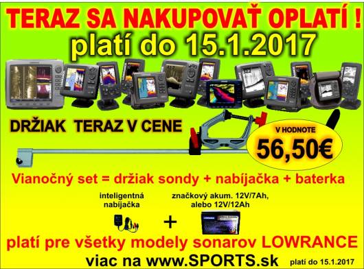 Najlacnejšie rybárske sonary do 15.1.2017