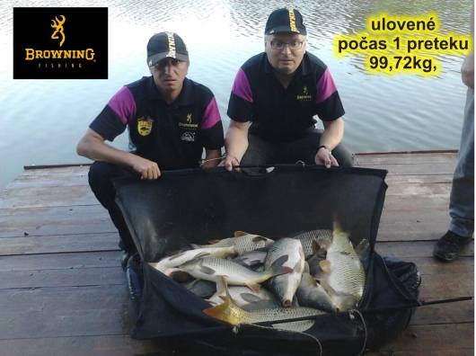 99,72kg ulovench rb za jeden pretek - Browning to najlepie na feeder