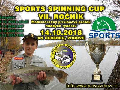 VII. ročník SPORTS SPINNING CUP EU 14.10.2018 na VN Čerenec
