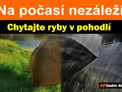 Novinka: Multifunkčné dáždniky Tandem Baits
