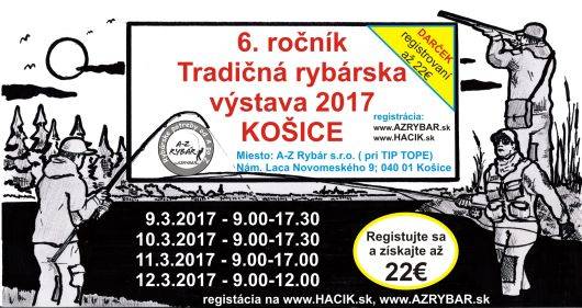 Kde nás nájdete v marci? 6.ročník Tradičnej predajnej rybárskej výstavy v Košiciach