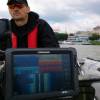 LOWRANCE sonary- hľadanie bomby
