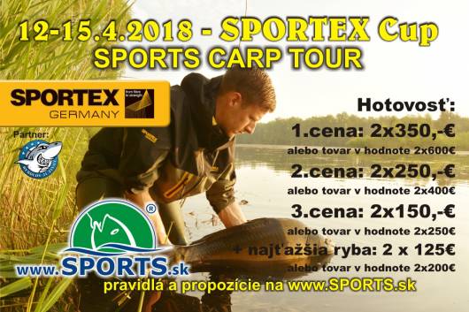 SPORTEX CUP - kaprársky maratón 12 -15.4.2018 SPORTEX CUP - kaprársky maratón 12 -15.4.2018