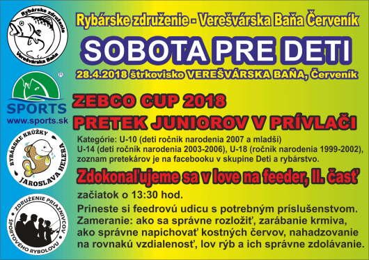 ZEBCO CUP 2018 - preteky juniorov v prívlači ZEBCO CUP 2018 - preteky juniorov v prívlači