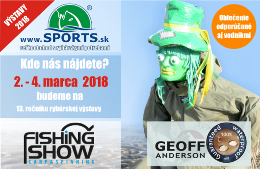 Stánok SPORTS-u aj na rybárskej výstave v Trenčíne